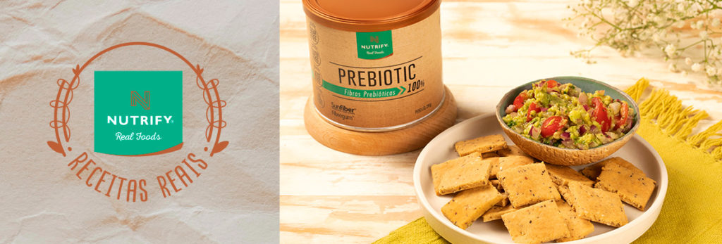 Crackers com Prebiotic e Guacamole | Blog Nutrify